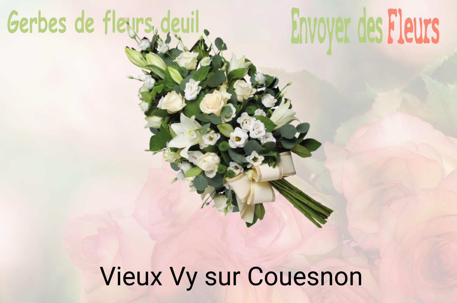 Gerbe de fleurs de deuil livrée à Vieux-Vy-sur-Couesnon
